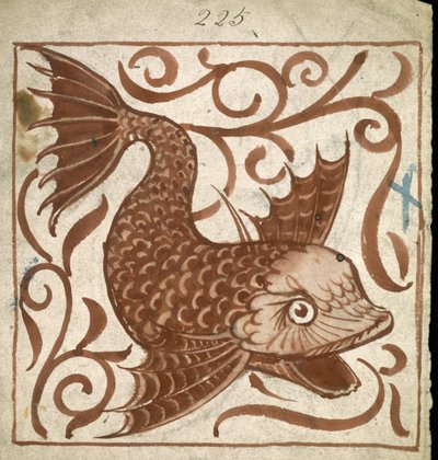 Sea Monster by William de Morgan